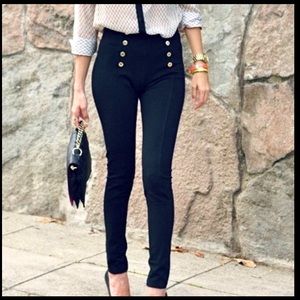 ZARA blue High waist pant
